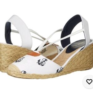 Lauren Ralph Lauren  Sandals Anchors Box Size 9B Wedge Espradrille shoes